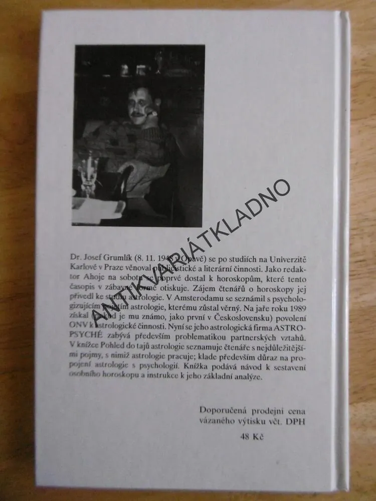 POHLED DO TAJŮ ASTROLOGIE, JOSEF GRUMLÍK, **an