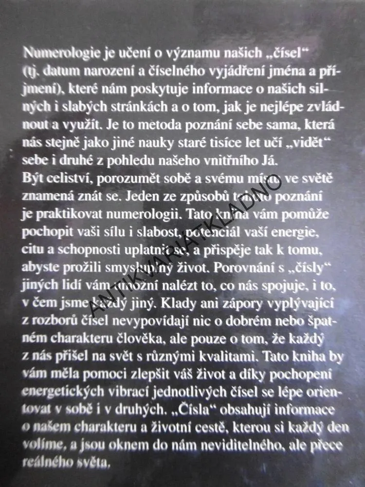 PRAKTICKÁ KNIHA NUMEROLOGIE, ELEONORE JACOBI, **an