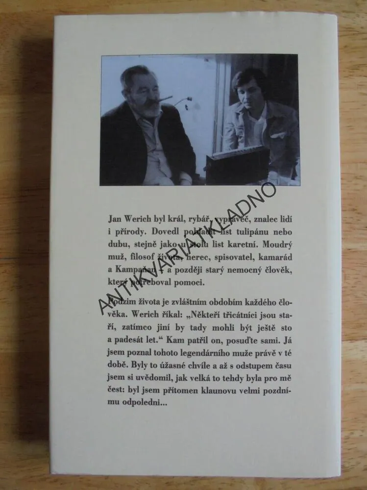 KLAUNOVO VELMI POZDNÍ ODPOLEDNE, JAN WERICH, CHRASTIL