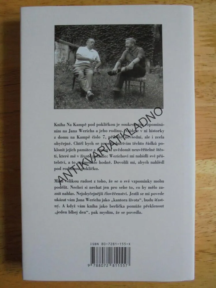 NA KAMPĚ POD POKLIČKOU, JAN WERICH, CHRASTIL, **an
