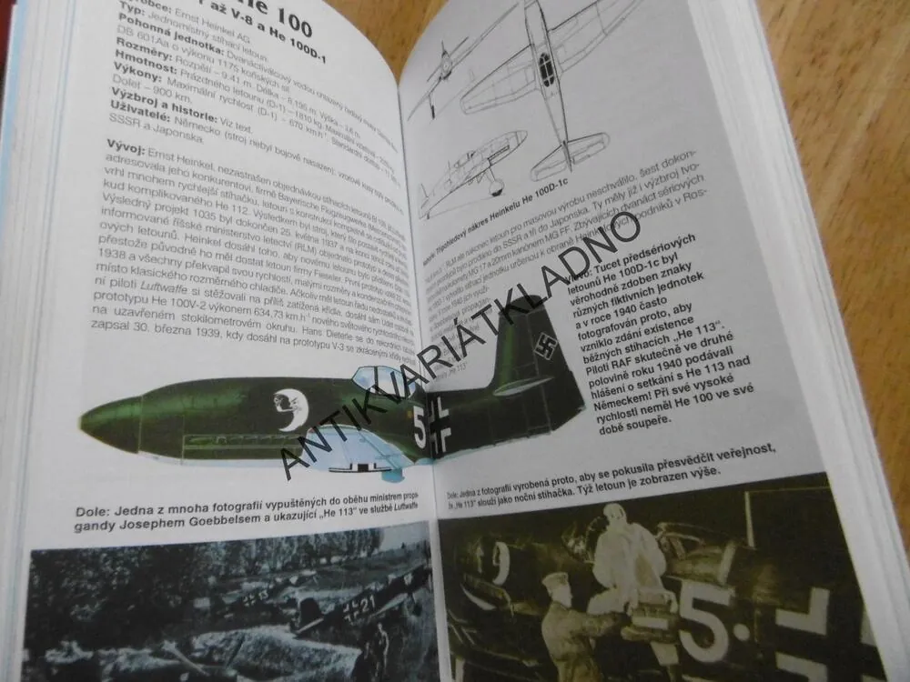 BOJOVÁ LETADLA DRUHÉ SVĚTOVÉ VÁLKY, ILUSTROVANÝ PRŮVODCE, **an