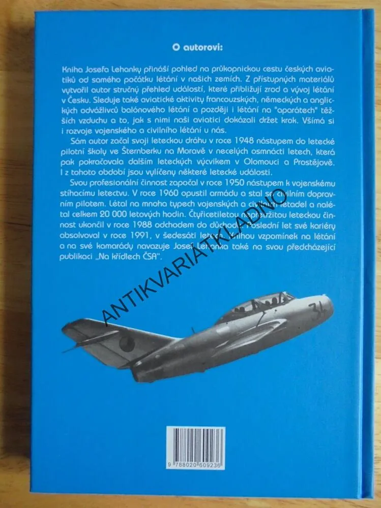 NA NEBI ČESKÉHO LVA, JOSEF LEHANKA, LETECTVÍ