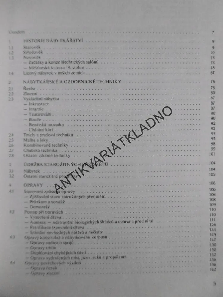 STAROŽITNÝ NÁBYTEK,MEDKOVÁ, ÚDRŽBA A OPRAVY, DESIGN, **an