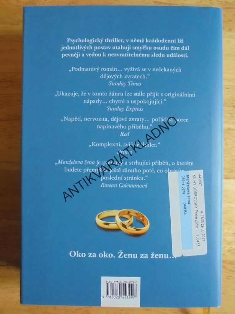MANŽELOVA ŽENA, JANE CORRYOVÁ, **an