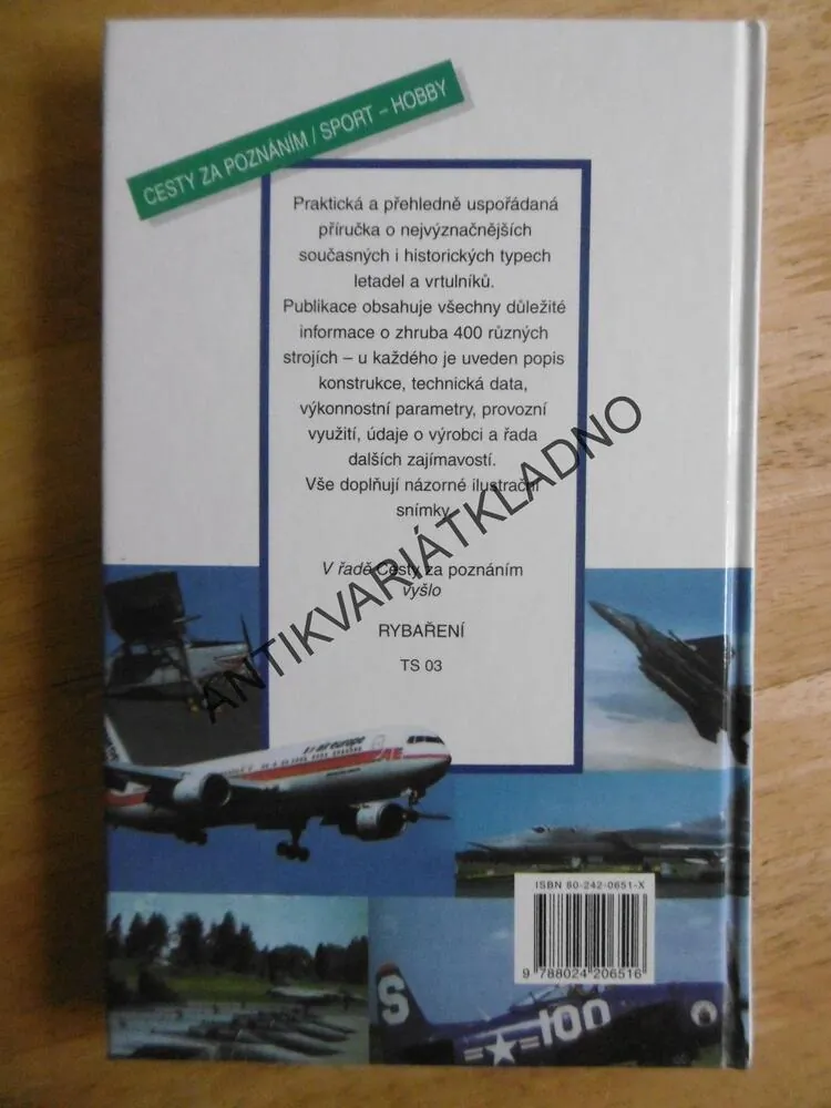 LETADLA, NEJVÝZNAMNĚJŠÍ I HISTORICKÉ TYPY, **an