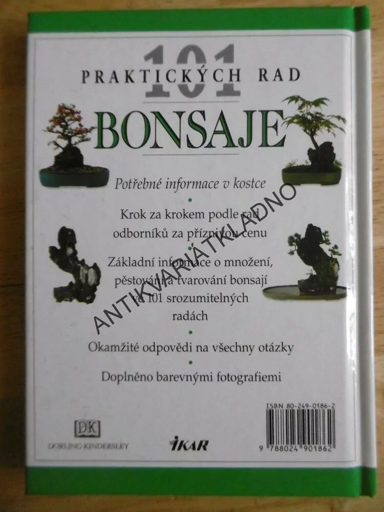 BONSAJE, 101 PRAKTICKÝCH RAD, **an