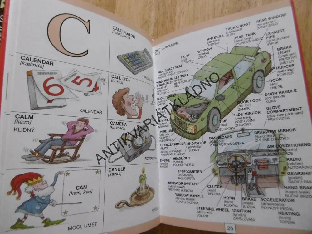 VÍC NEŽ 1000 ANGLICKÝCH SLOVÍČEK, JOSEPH R. ORWELL, ANGLICKY- ČESKY, **an
