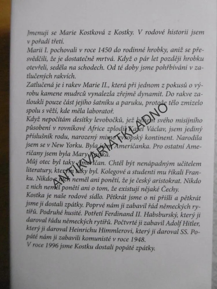 POSLEDNÍ ARISTOKRATKA, EVŽEN BOČEK, **an