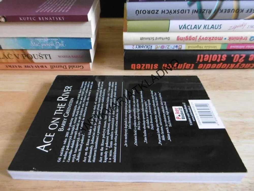 ACE ON THE RIVER, MANUÁL POKEROVÉHO HRÁČE, BARRY GREENSTEIN, **an