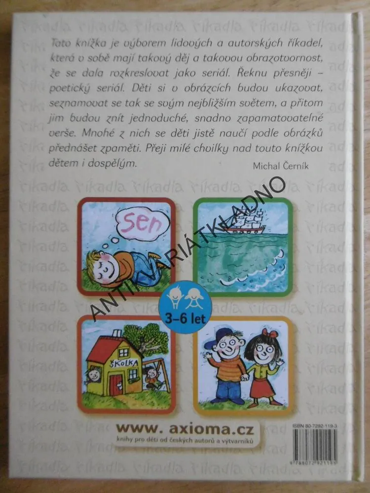 NAUČ MĚ ŘÍKADLA, ALENA SCHULZOVÁ, MICHAL ČERNÍK, **an