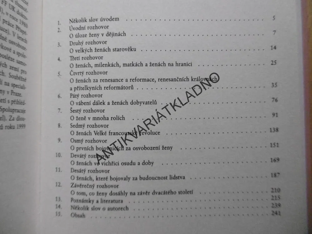 ŽENY V DĚJINÁCH LIDSTVA, JOSEF POLIŠENSKÝ, SYLVIA OSTROVSKÁ, **an