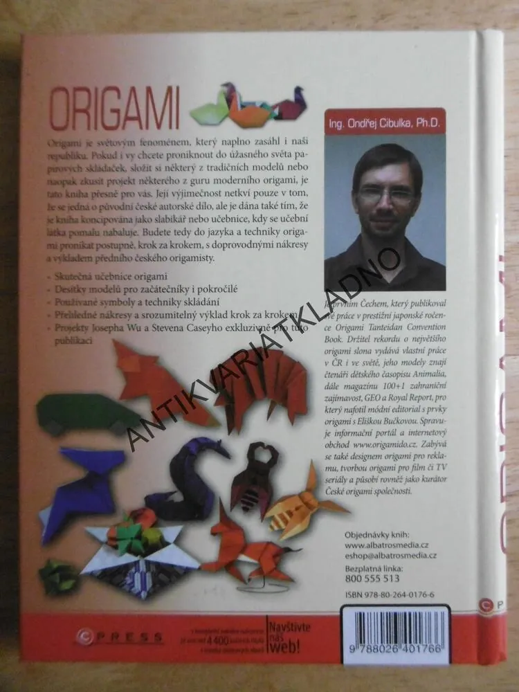 ORIGAMI SKLÁDÁNÍ Z PAPÍRU, ONDŘEJ CIBULKA, HOBBY, **an