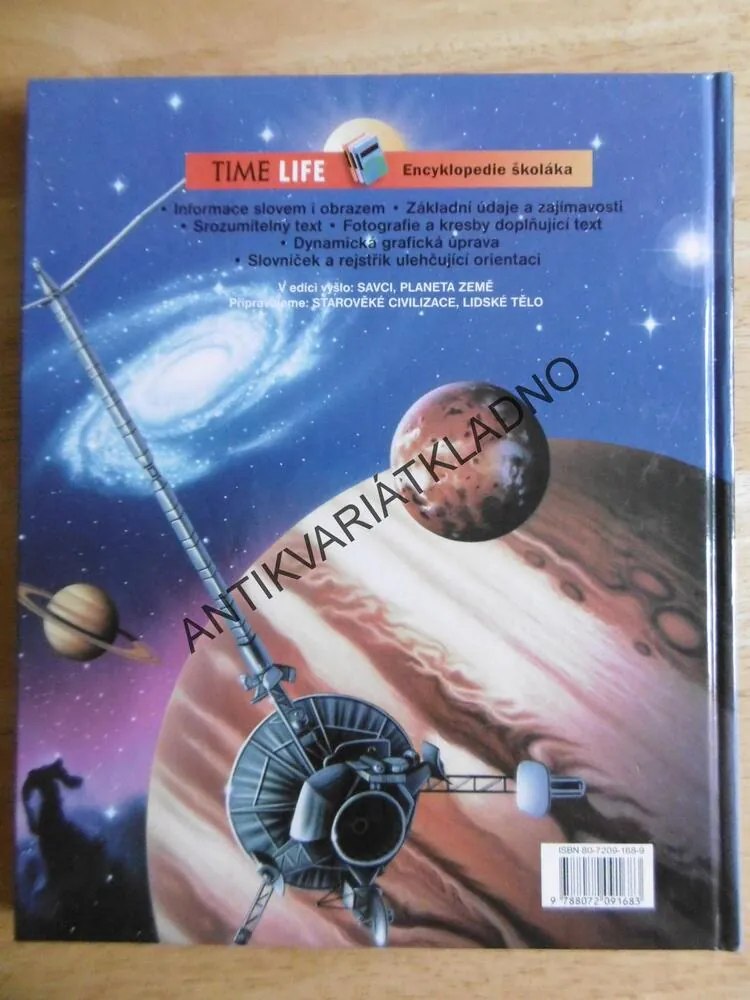 VESMÍR, METEORITY, HVĚZDY, GALAXIE, PLANETY, AJ., TIME LIFE, ENCYKLOPEDIE ŠKOLÁKA, **an
