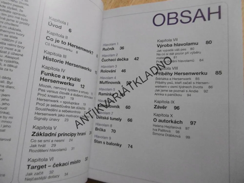 HERSENWERK PRO PSY, PSÍ HLAVOLAMY, HELENA HEJZLAROVÁ, **an