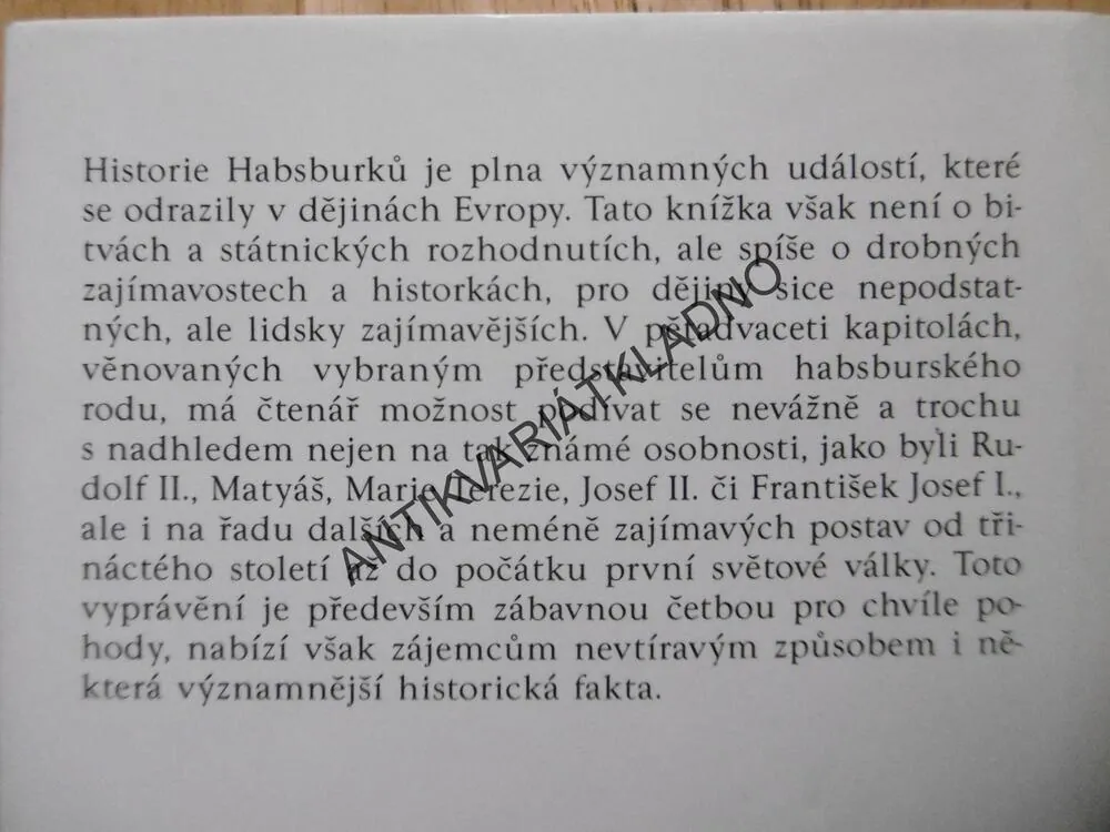 MAMINKA A CÍSAŘOVNA MAJÍ VŽDYCKY PRAVDU, BLANKA DOKTOROVÁ, O HABSBURCÍCH S ÚSMĚVEM, **an