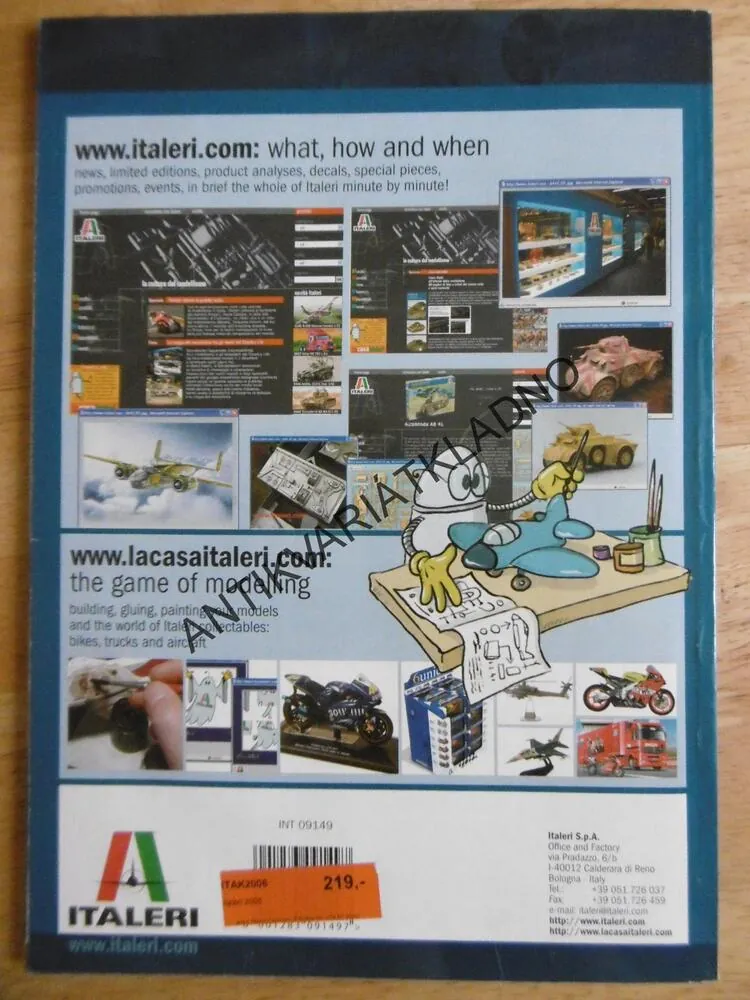 ITALERI 2001, KATALOG, 