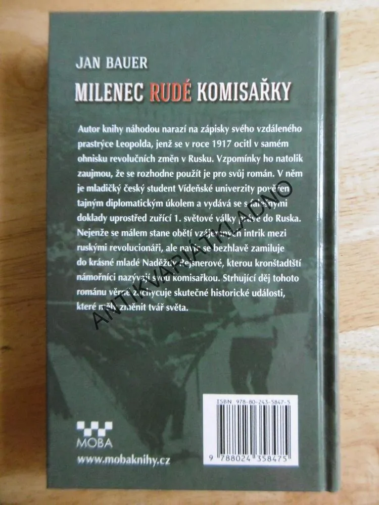 MILENEC RUDÉ KOMISAŘKY, JAN BAUER, **an