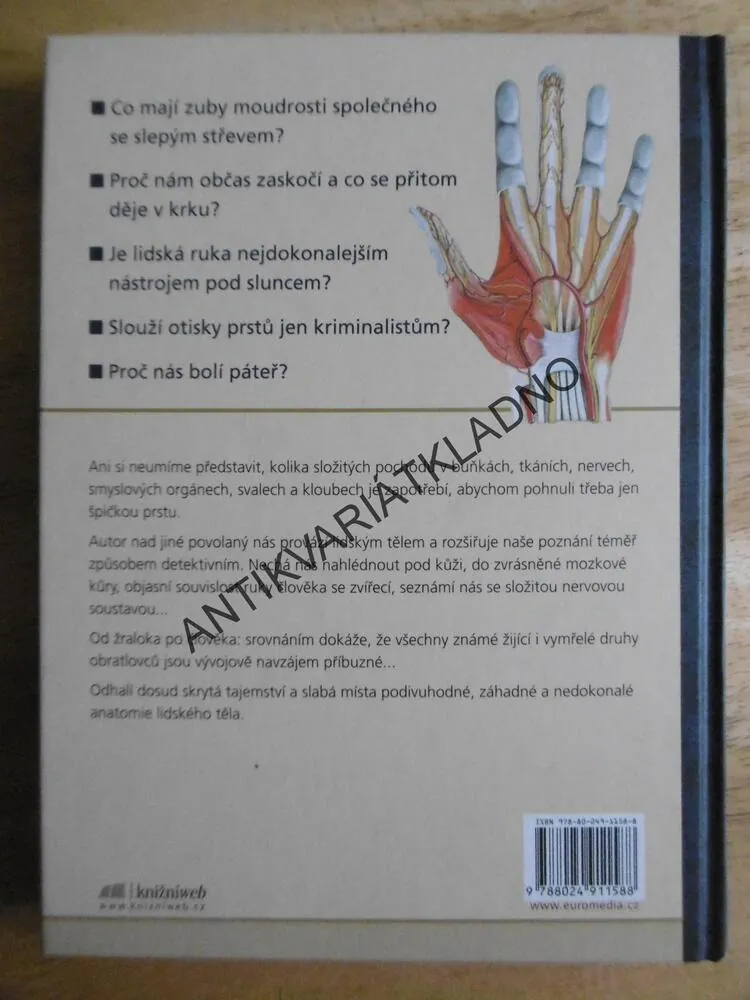 ZÁHADY LIDSKÉHO TĚLA, ČLOVĚK-TVOR NEDOKONALÝ, MILAN KLÍMA, **an