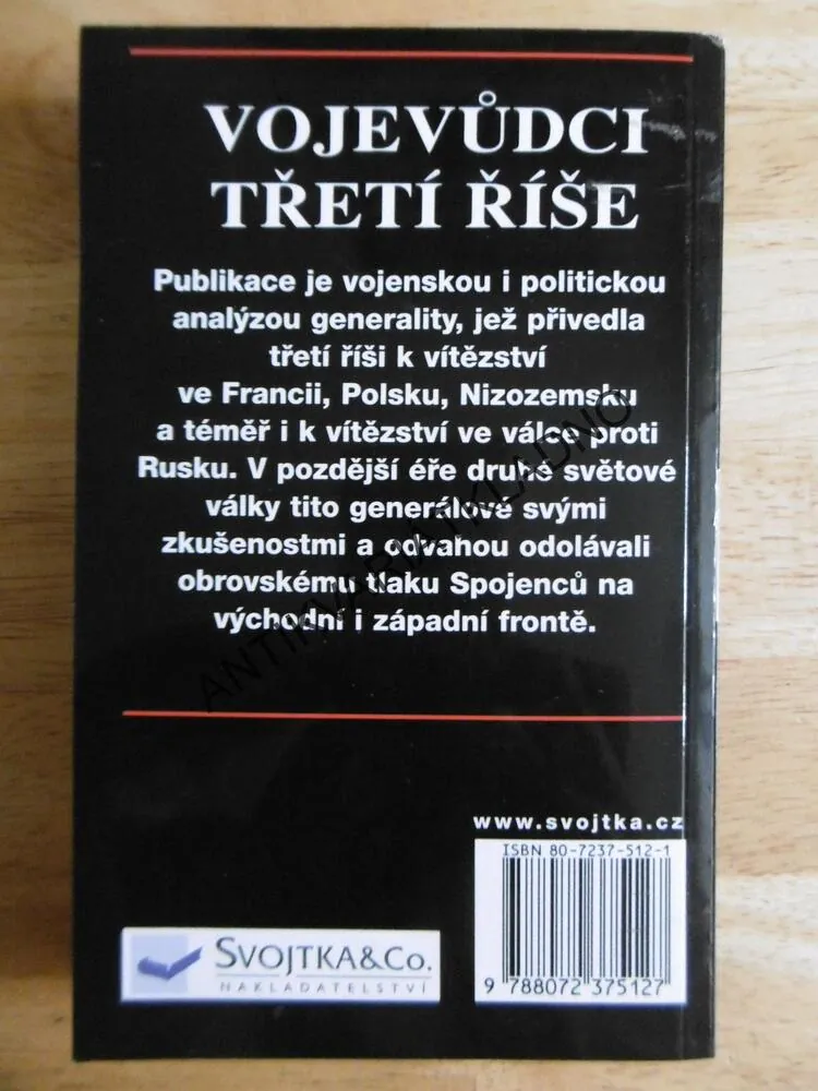 VOJEVŮDCI TŘETÍ ŘÍŠE, **an