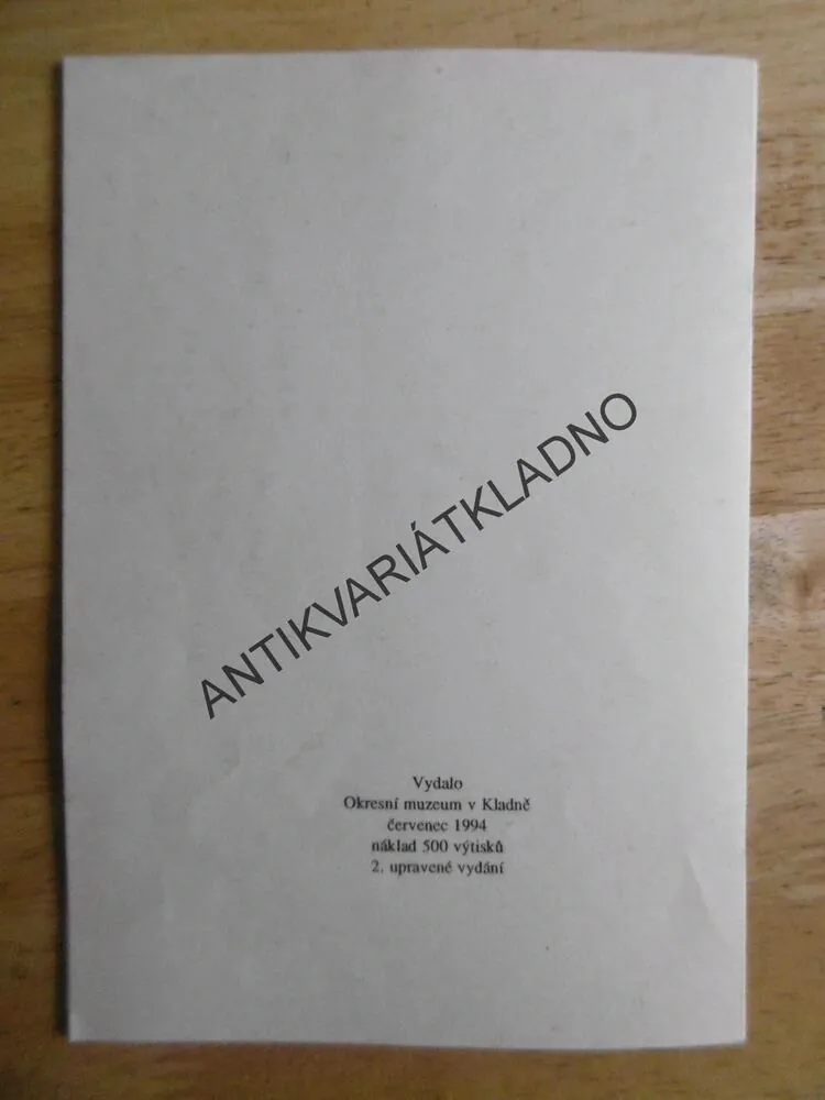 ZA KLAPOTEM MLÝNŮ, IRENA VEVERKOVÁ, 1994, KLADNO
