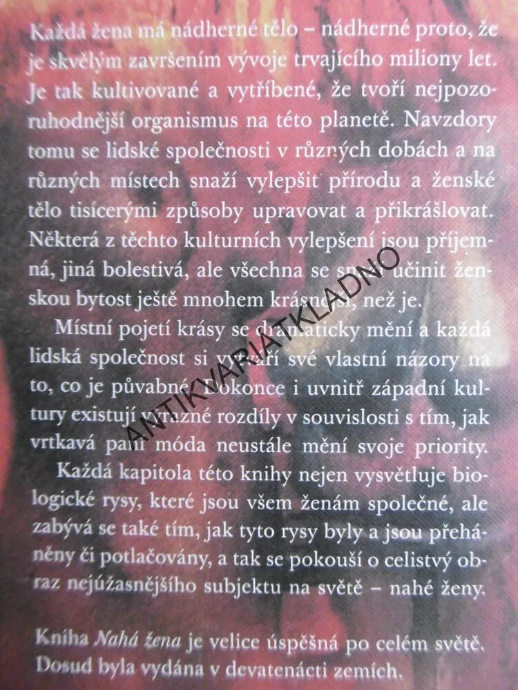 NAHÁ ŽENA, DESMOND MORRIS, **an