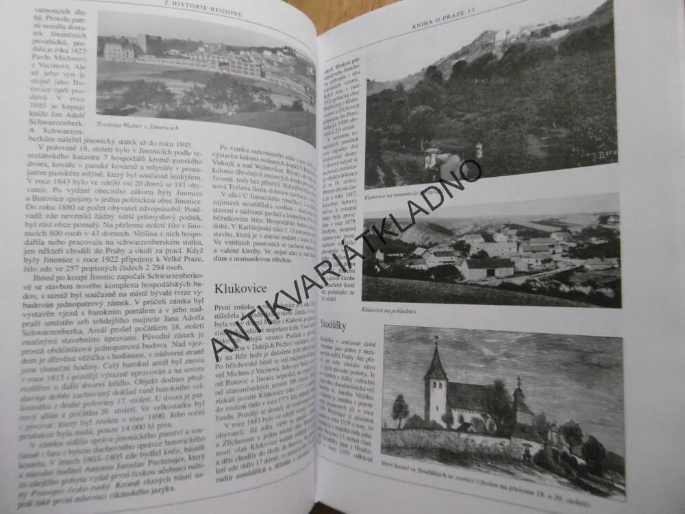 KNIHA O PRAZE 13 A OKOLÍ, **an