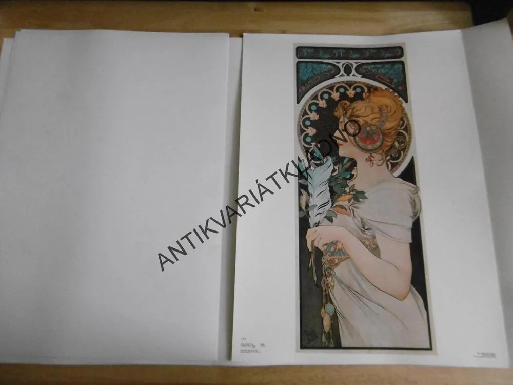 PLAKÁTY, ALFONS MUCHA, (VELKÝ FORMÁT) 10 REPRODUKCÍ, 1. VYDÁNÍ