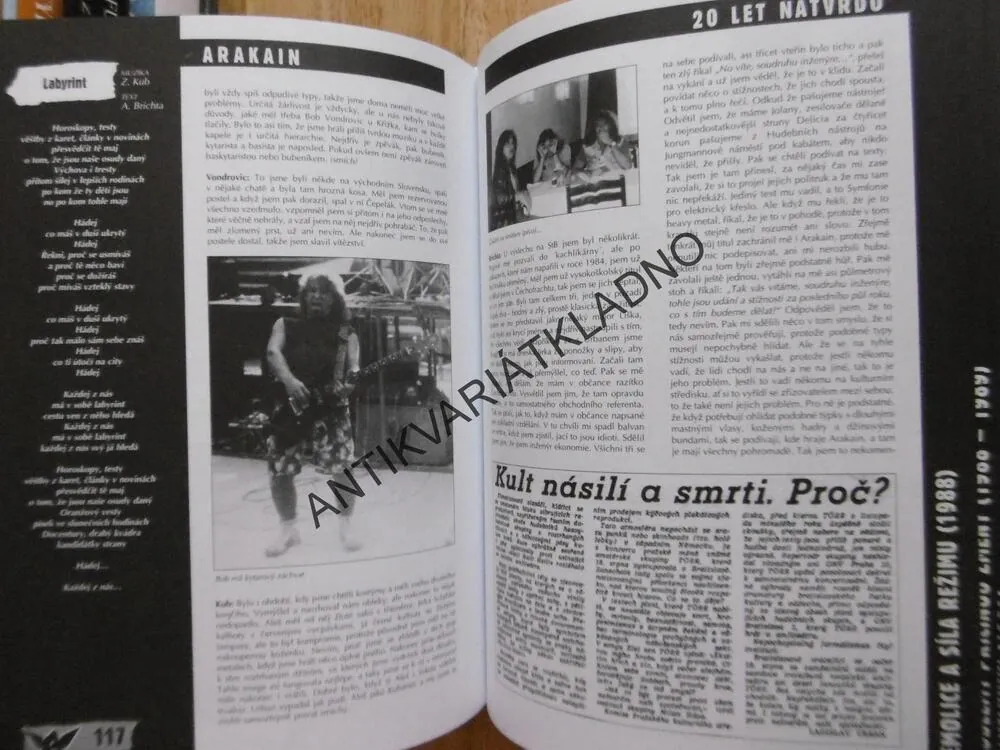 ARAKAIN, 20 LET NATVRDO, ROBERT KANIA, BOHOUŠ NĚMEC, **an
