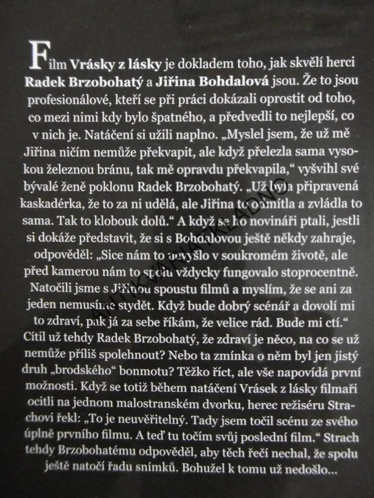 RADOSLAV BRZOBOHATÝ, CHLAP SE ŠIROKÝM SRDCEM, JAN BRDIČKA, **an