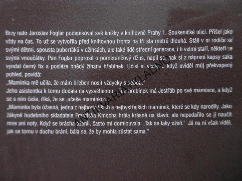 DŮVĚRNÉ ROZHOVORY, HEDA BARTÍKOVÁ, **an