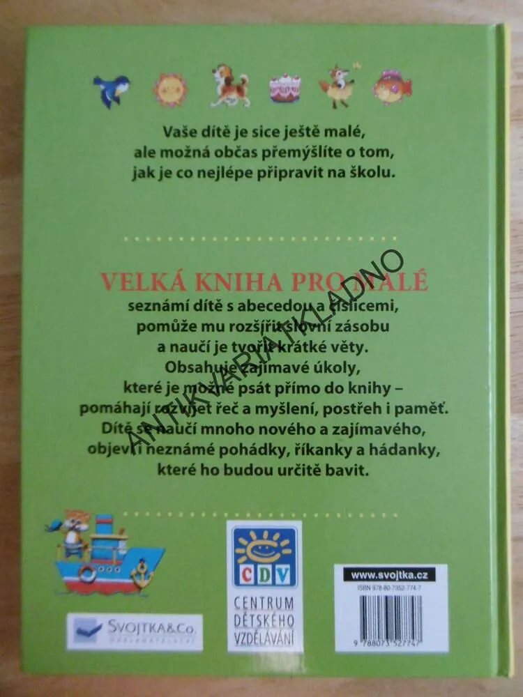 VELKÁ KNIHA PRO MALÉ, **AN