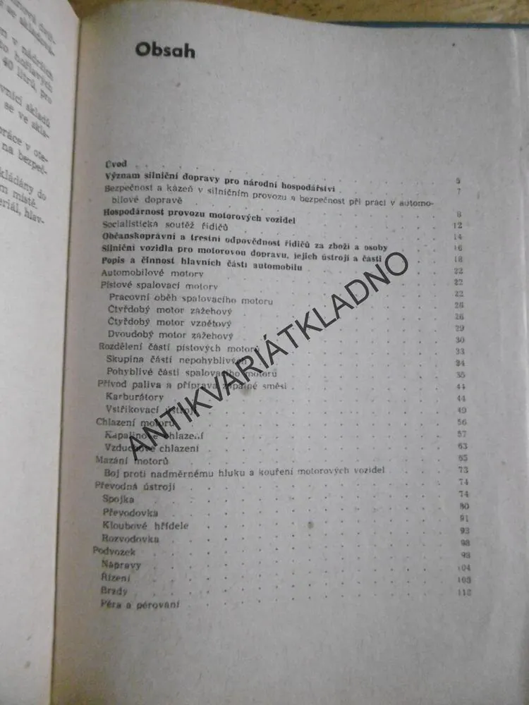 UČEBNICE ŘIDIČE NÁKLADNÍHO AUTOMOBILU, **an