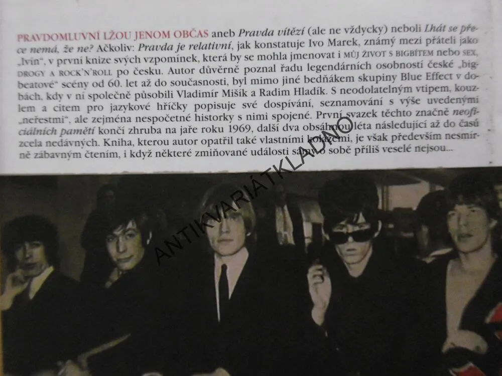PRAVDOMLUVNÍ LŽOU JENOM OBČAS, IVO MAREK, **an