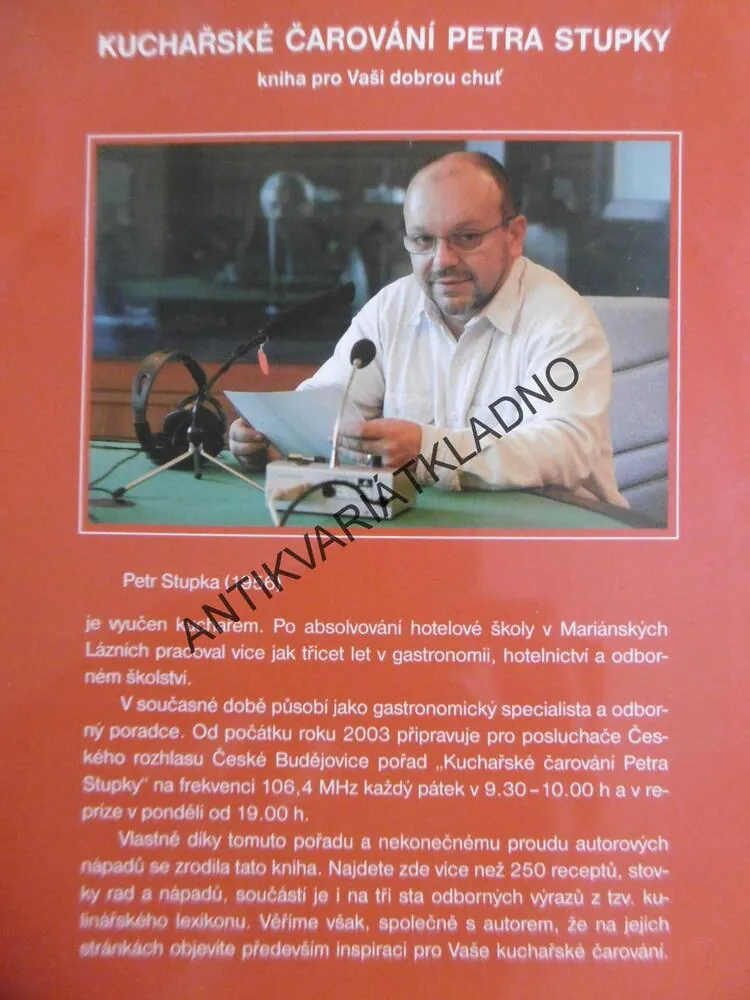 KUCHAŘSKÉ ČAROVÁNÍ PETRA STUPKY, **an