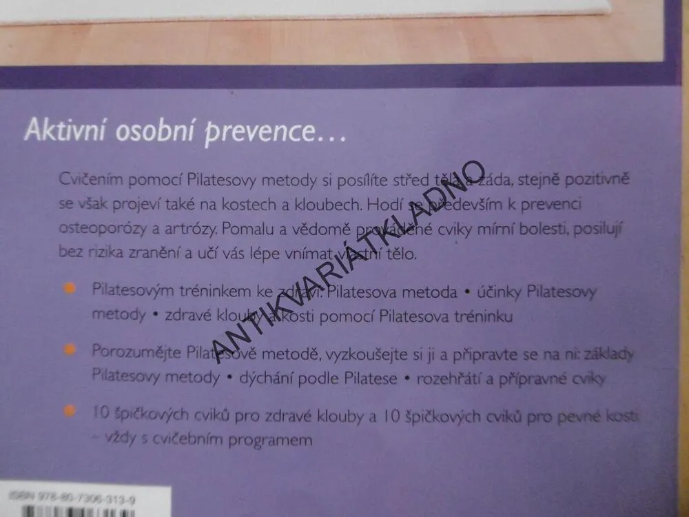 ZDRAVÉ KOSTI A KLOUBY POMOCÍ PILATESOVY METODY,**an