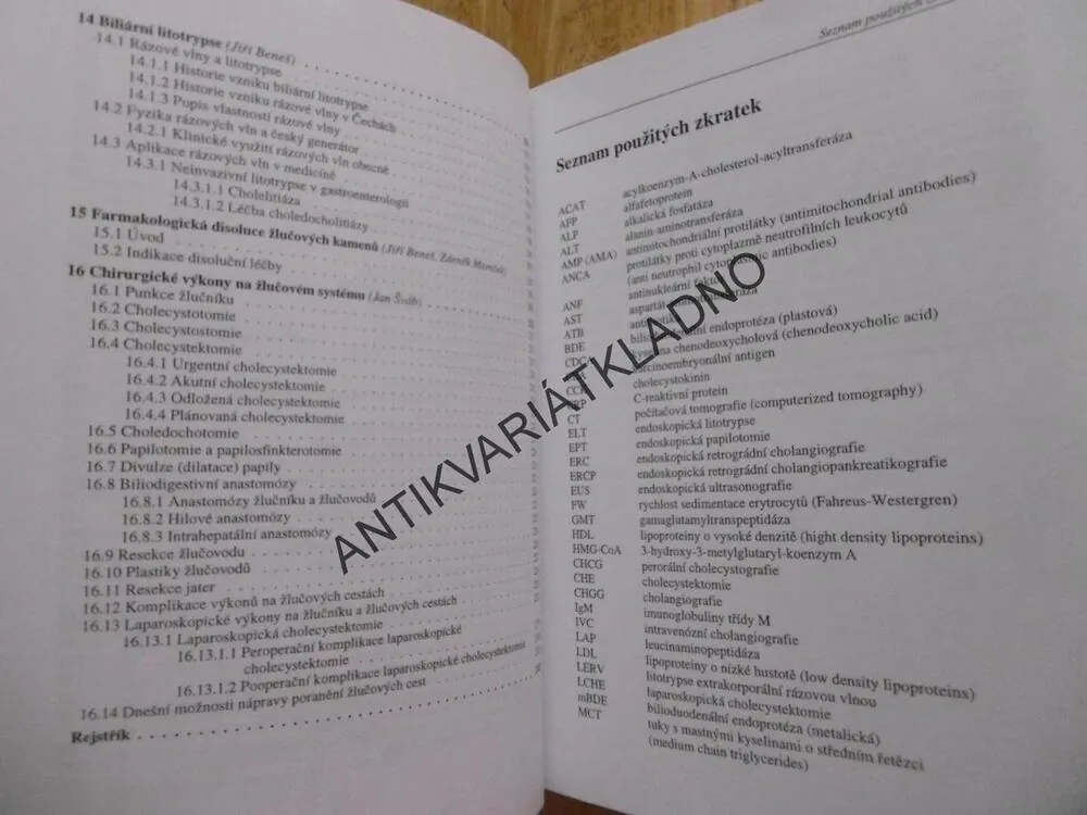 ONEMOCNĚNÍ ŽLUČNÍKU A ŽLUČOVÝCH CEST, MARIE BRODANOVÁ, **an