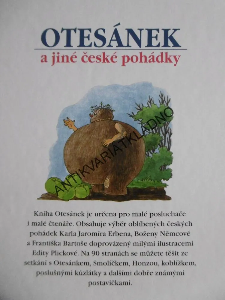 OTESÁNEK A JINÉ ČESKÉ POHÁDKY, EDITA PLICKOVÁ, **an