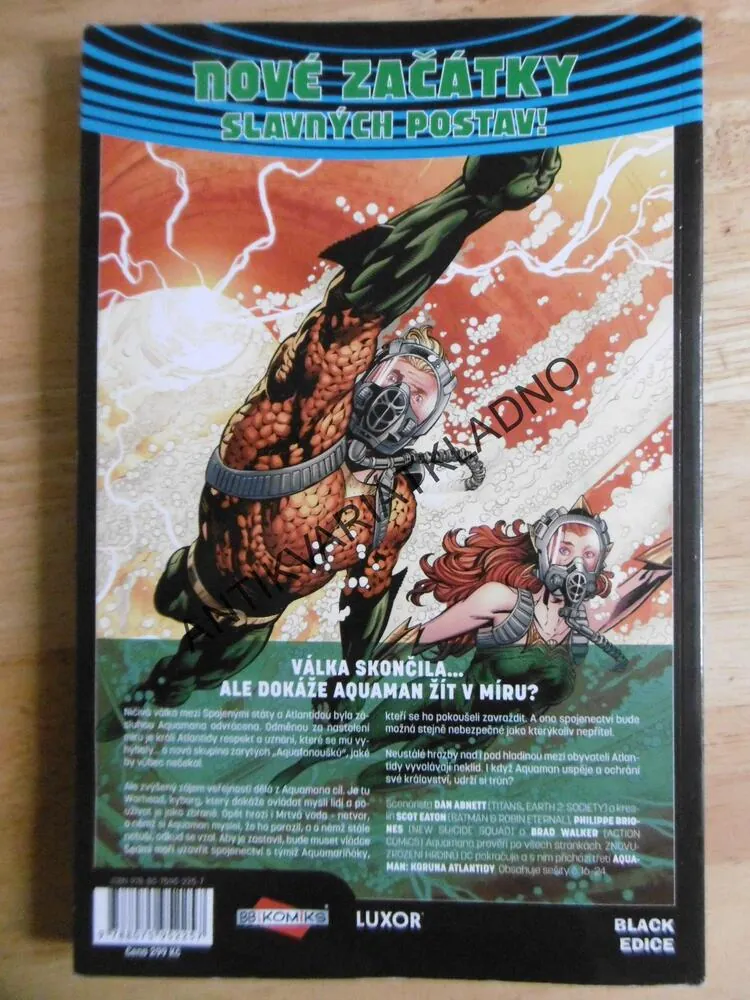 AQUAMAN, KORUNA ATLANTIDY, KOMIKS DC COMICS, **an