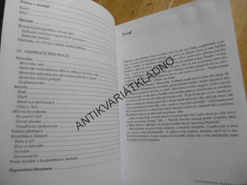 LOGOPEDICKÁ PREVENCE, DANA KUTÁLKOVÁ, **an
