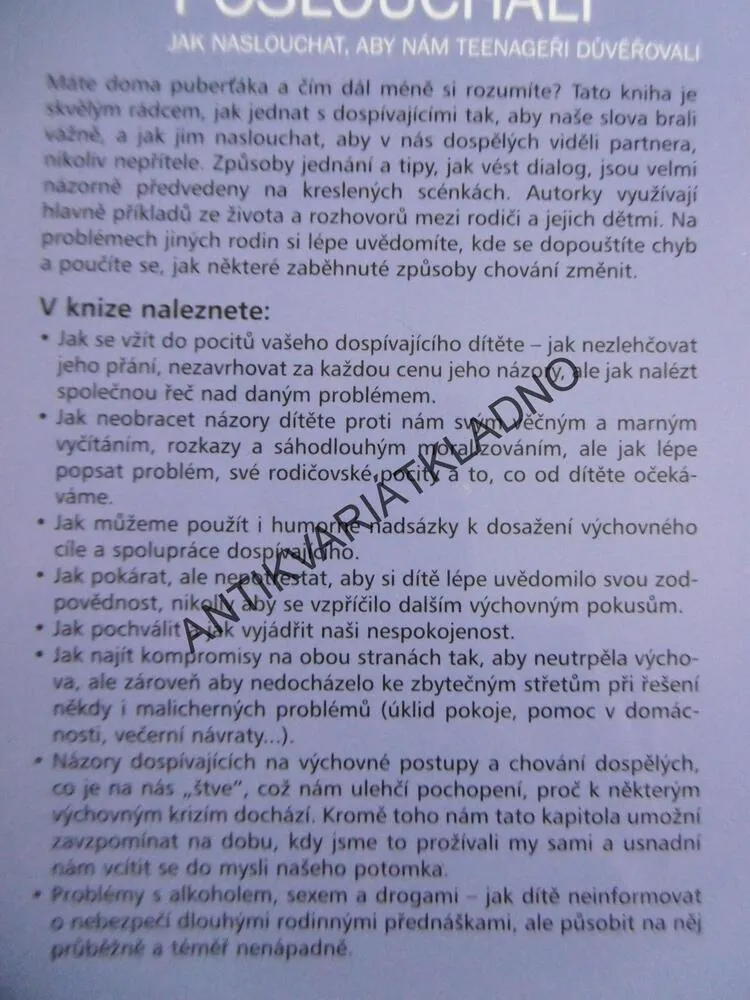 JAK MLUVIT, ABY NÁS TEENAGEŘI POSLOUCHALI, FABER, **an