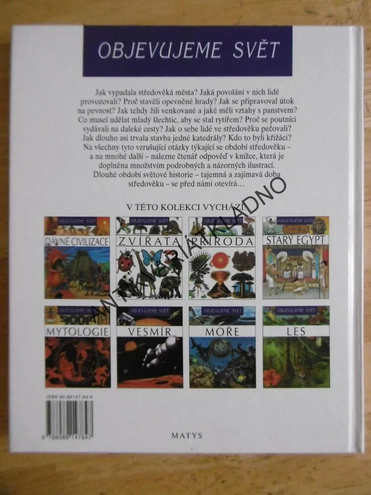 OBJEVUJEME SVĚT STŘEDOVĚK, **an 