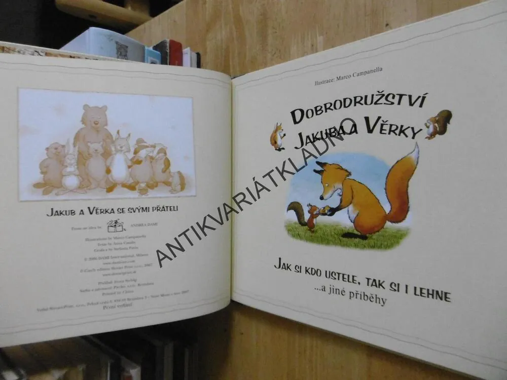 DOBRODRUŽSTVÍ JAKUBA A VĚRKY, JAK SI KDO USTELE, TAK SI LEHNE A JINÉ PŘÍBĚHY, JAKUB, VĚRKA, **an