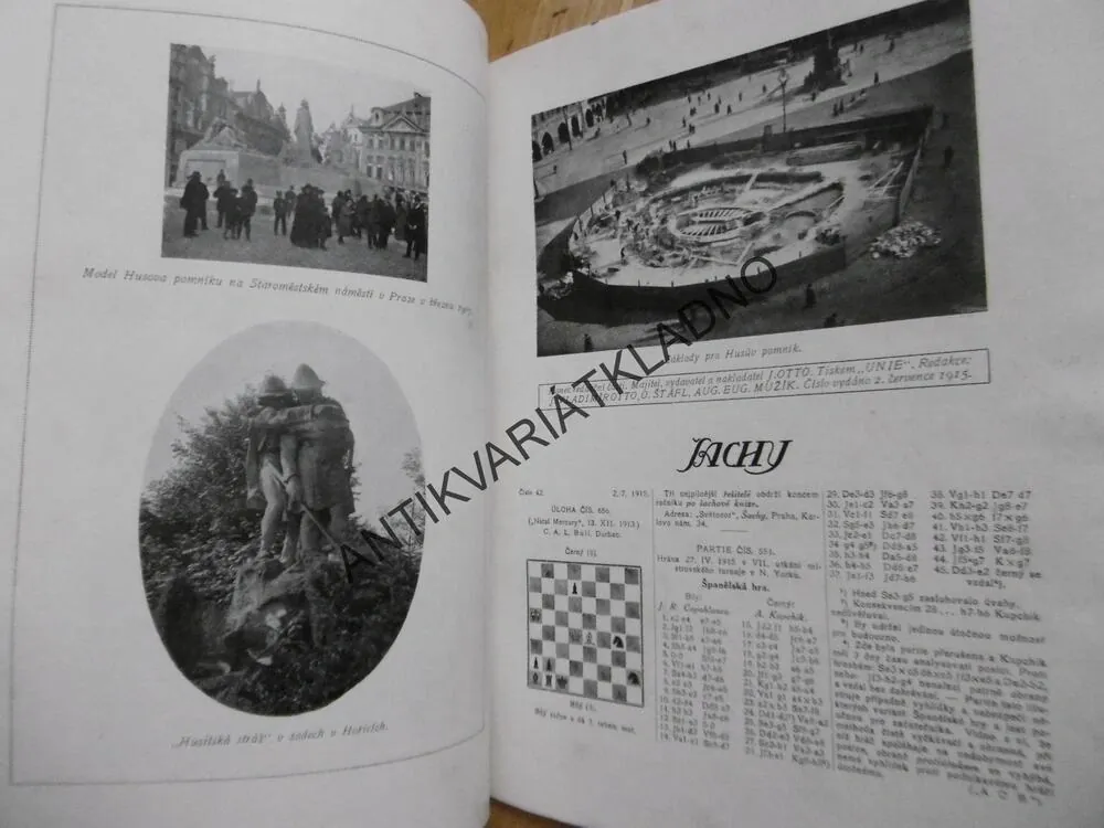 SVĚTOZOR, Č. 42, ROČ. 15., ROK 1915, POUZE 1 KUS JEDNOHO ČÍSLA