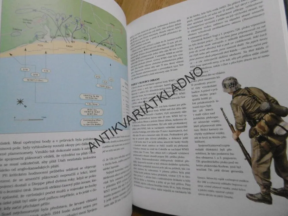 OPERACE OVERLORD, VYLODĚNÍ NORMANDIE FOWLER, VÁLKA, **an