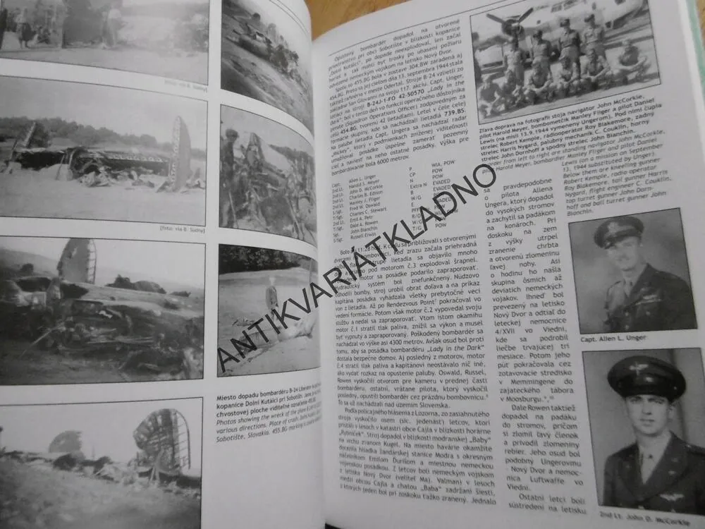 KONEČNÁ ZASTÁVKA: SLOVENSKO! LETECTVÍ, KAŠŠÁK, HRODEGH, POSÁDKA 15.USAAF, SLOVEN