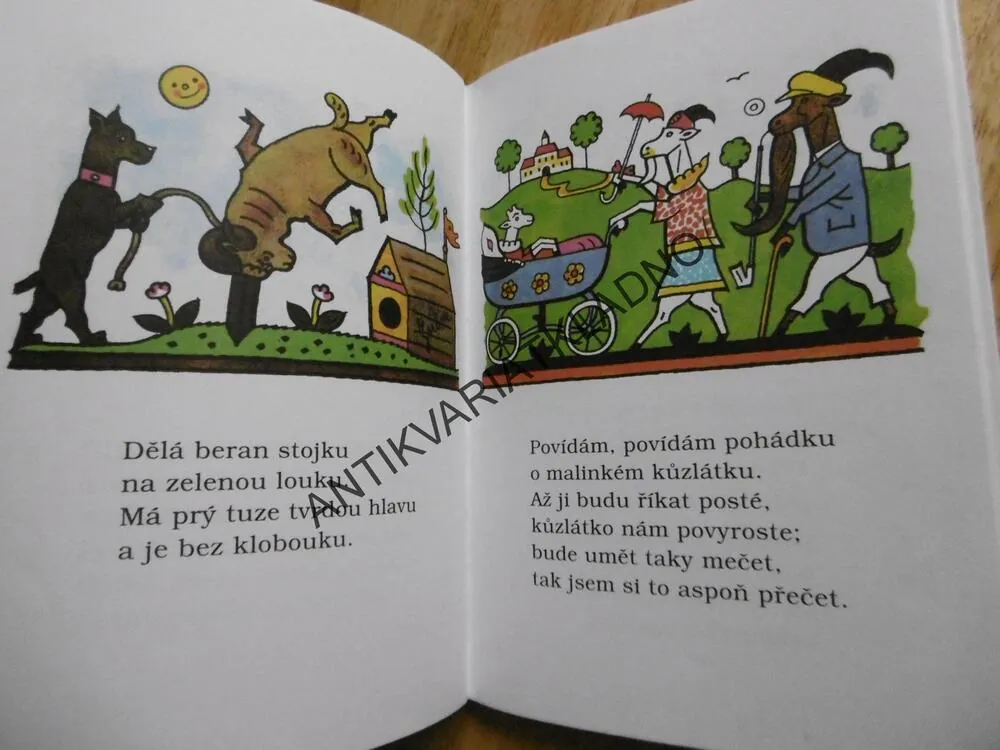 ŘÍKADLA Z LADOVY ZAHRÁDKY, JOSEF LADA, 