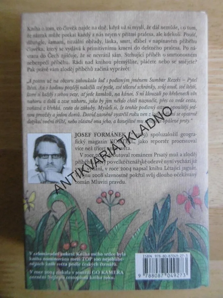 PRSATÝ MUŽ A ZLODĚJ PŘÍBĚHŮ, JOSEF FORMÁNEK, **an