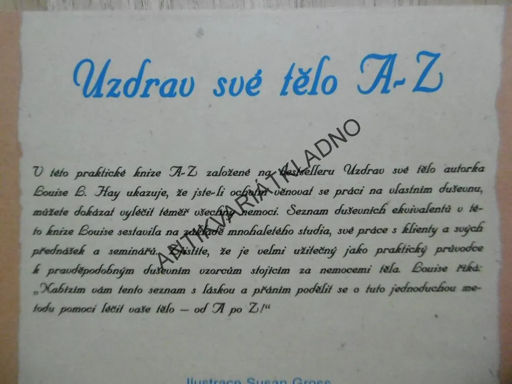 UZDRAV SVÉ TĚLO A - Z, LOUISE L.HAY, **an