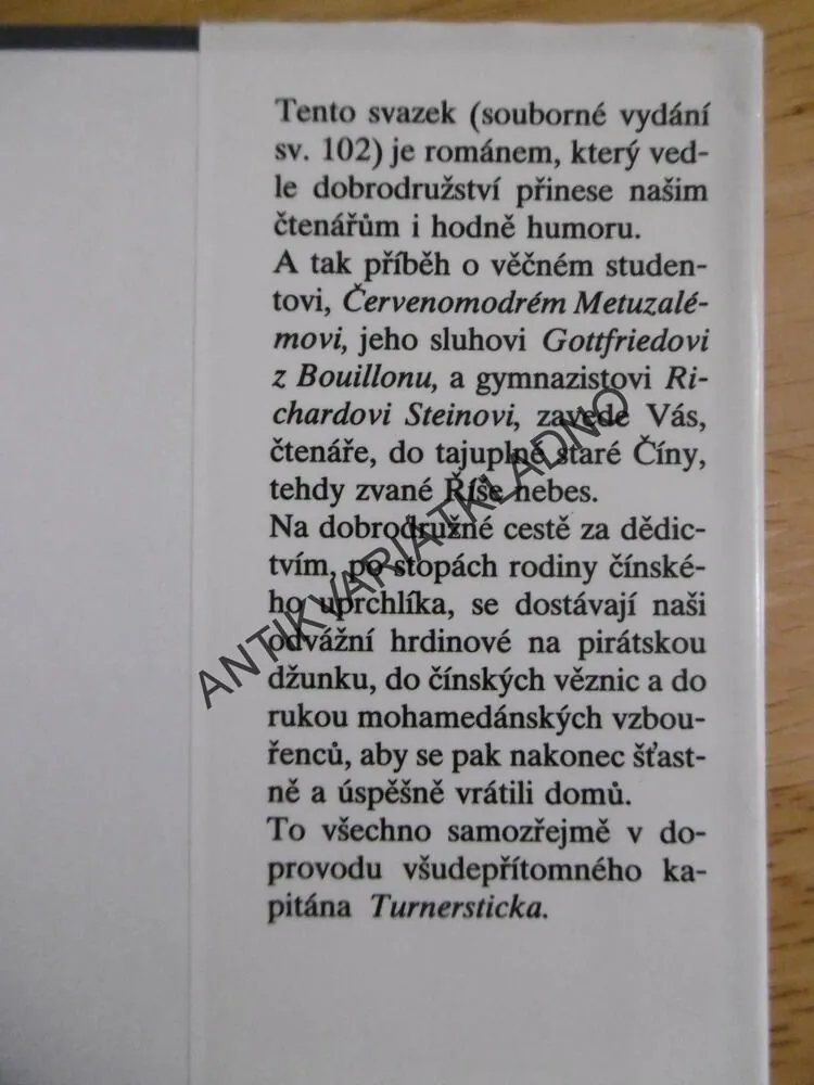 ČERVENOMODRÝ METUZALÉM, KAREL MAY, **an