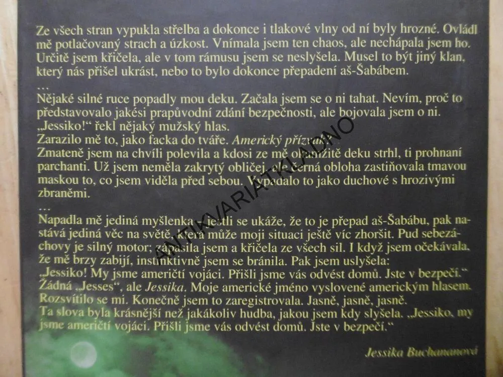 ŽÁDNÁ ŠANCE, JESSICA BUCHANANOVÁ, **an